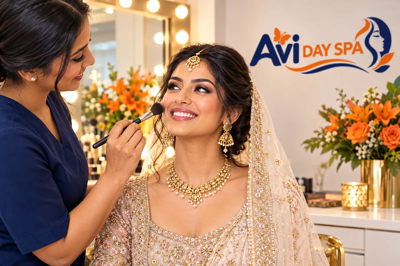 Bridal Makeup at AVI Day Spa in Vienna, VA